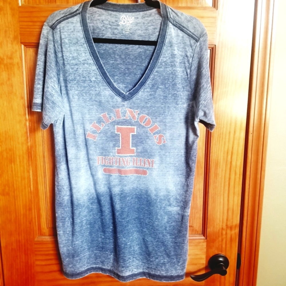 Fighting Illini Burnout Tee